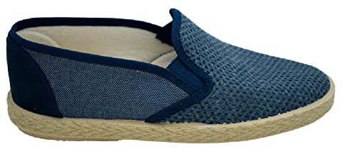 Playera Cano Confort 15913 Caballero CÓMODA Y Fresca Elasticos Rejilla ECOLONA TEJANO66 26960 (Azul, Numeric_43)