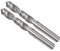 CoCud Solid Carbide Drill Bits, 4.1mm Diameter, YG6 (C2/K20) Tungsten Carbide Straight Shank Twist Drill Bits - (Applications: for Stainless Steel Alloy), 2-Pieces