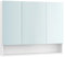 VASAGLE Kailyn Collection - Armoire de Salle de Bain avec Portes Miroir, Meuble de Rangement Mural, Compartiment Ouvert, Étagères Réglables, 16,5 x 90 x 75 cm, Blanc Nuage BBK130W01