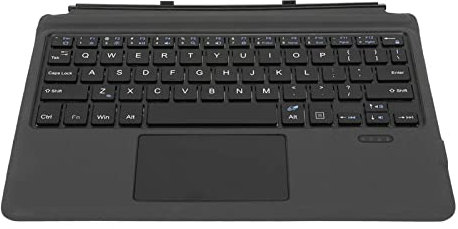 PUSOKEI Type Cover for Go 3 (2021)/Surface Go 2 2020/Surface Go 2018 Tablets, Slim Wireless Bluetooth Keyboard with Trackpad, Built-in 350mah Rechargeable Battery, Black