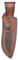 Knife Sheath, Leather Draw Knife Belt Case Portable Horizontal Folding Knife Holder with Belt Loop for 6.5'' Blade Hunting Knives(Only Sheath)