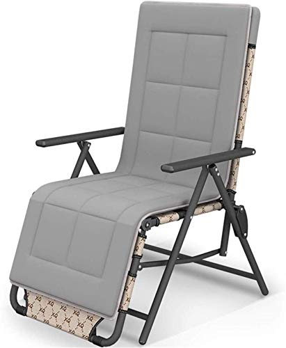 WADRBSW Liegestuhl mit Wippe, Sonnenliege, 10 Positionen, verstellbar, brauner Stuhl, Outdoor, Garten, Pelz, Klappbett für Strand, Pool, Terrasse, Camping, Füße aus Stahl, rundes Rohr, um Glück zu