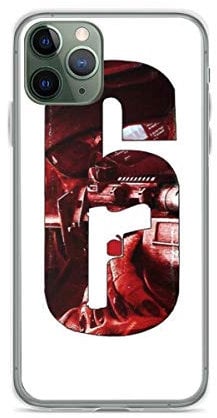 Phone Case Rainbow Six Siege Compatible with iPhone 11 12 13 14 15 Pro Max Mini XR SE 2022 7 8 X Xs 6S Plus For Samsung S21 S22 S23 S24 Ultra A51 A71 5G Transparent