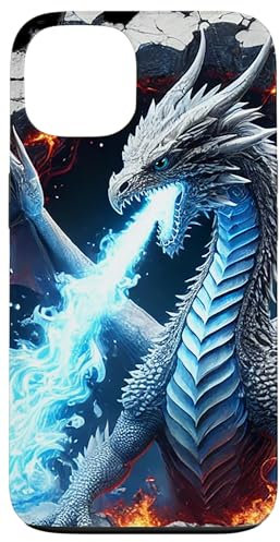 iPhone 13 Fierce Blue Dragon Breakout Case