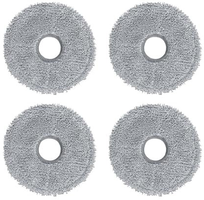 4 paños de fregona para Dreame L10s Pro Gen 2, L10s Pro Ultra Heat, X40 Ultra Complete, repuesto para robot aspirador Dreame L10 Ultra / L10s Pro / L10s Ultra