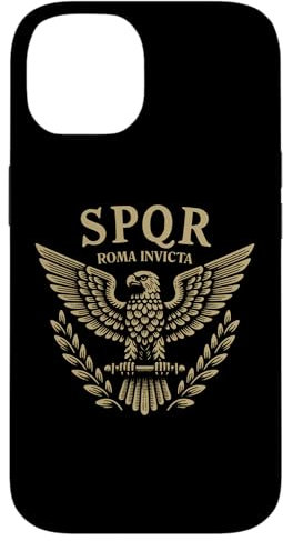 Hülle für iPhone 14 SPQR Roma Invicta Römischer Adler und Olivenzweige