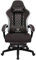 LUCKRACER Gaming Stuhl aus Stoff, Computer Bürostuhl mit Fußstütze, Racing Gamer Stuhl 150kg Belastbarkeit, 90-135° Rückenlehne einstellbar Ergonomischer PC Stuhl, 360° drehbar, Braun