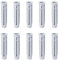 tasselli per pareti, 100 pezzi 8 mm x 40 mm tubo di espansione in plastica colonna ancoraggio for calcestruzzo muro grigio buona elasticità