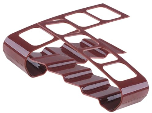 2 Stück Fernbedienungs Organizer für Tisch, 4 Fächer Eisen | Aufrechte Aufbewahrung, Schräge Seiten und Rutschfester Boden, für Büro und Zuhause, Coffee