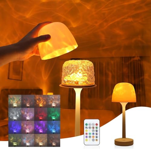 RuiDay Northern Lights Projector for Bedroom,Lumena lamp,16 Colors Ocean Wave Projector Light, with Remote Control & Touch, Aurora Projectors Night Light for Kids/Party/Game Rooms