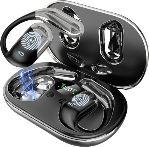 Paekole Auriculares Traductor en Tiempo Real con IA, Traductor Instantáneo de Voz en 198 Idiomas y Acentos, Auriculares Traductores Inalámbricos Abiertos 3 en 1 con Estuche de Carga