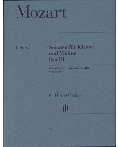 Sonaten für Klavier und Violine, Band II: Besetzung: Violine und Klavier (G. Henle Urtext-Ausgabe)