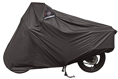 Guardian by Dowco 51614-00 WeatherAll Plus Indoor/Outdoor Waterproof Motorcycle Cover: Black, Adventure Touring