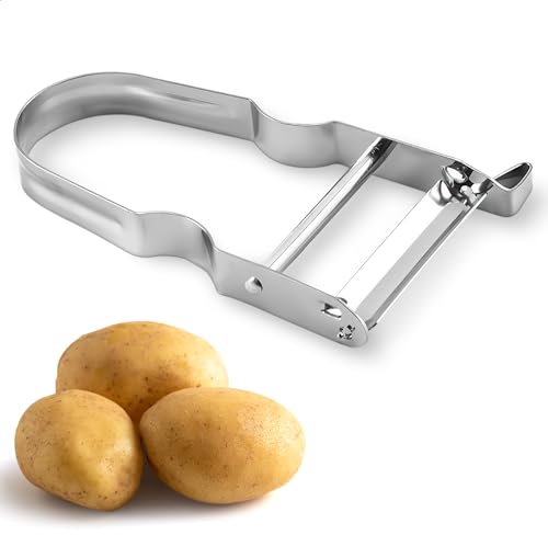 Pelador de patatas, fabricado en suiza., acero, 1 pack