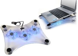 Notebook cool pad/Alza notebook con ventole raffredamento/Ventole per pc