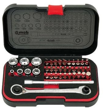 Mob Outillage 9410390001 Coffret de douilles et embouts de vissage 39 pièces