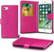 iPhone SE 2016 Case, (Not For 2020 /2022), iPhone 5S Case, iPhone 5 Case, Pink Book Wallet Pu Leather Case Cover For iPhone SE 5S 5 By iPro