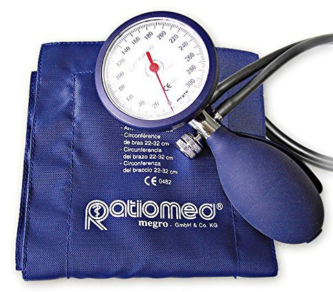 Blutdruckmessgerät Aneroid blau by megro / ratiomed