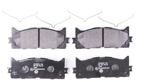 HELLA 8DB 355 012-401 Bremsbeläge - für Verschleißwarnanzeige vorbereitet | Kompatibel mit: LEXUS ES, TOYOTA AURION, AURION, AVALON Stufenheck, AVALON Stufenheck, CAMRY Stufenheck, CAMRY Stufenheck