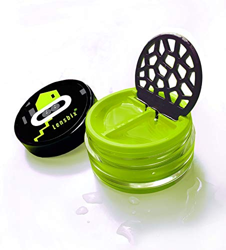 Lensbix Kontaktlinsenbehälter. Das perfekte Geschenk für Linsenträger. Die innovative Art der Aufbewahrung. Kiwi Home (kiwi)