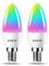 LVWIT E14 Screw Smart Bulb,4.9W Smart Candle Bulbs Alexa,470Lm,Replace 40w Screw Smart Bulb Compatible with Alexa,Echo and Google Assistant,Remote Control by APP,220-240V, No Hub Required (2 PCS)
