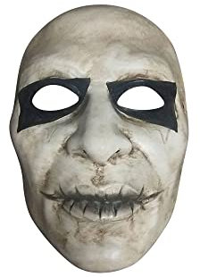 Black & Grey Dilate Mask Costume Accessory (1 Pc.) - Stylish Design, Perfect for Halloween Parties, Cosplay, Festivals, Spooky Events, & More