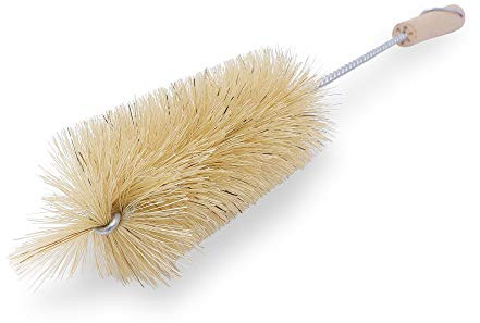 WALDKRAFT Flaschenbürste Natur | Reinigungsbürste in versch. Ausführungen | Made in Germany (1, S - Naturborsten)