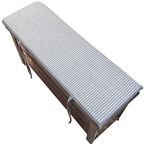 MOTT Bankkissen 120x35cm,Bequem und Weich Sitzkissen für Küchenbank Gartenbank Kissen für 2 oder 3-Sitzer,Bank-Auflage,Bankpolster,Sitzpolster,mit Befestigungsbändern