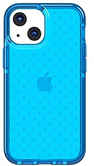 tech21 Evo Check for iPhone 13 Mini – Ultra-Protective Phone Case with 16ft Multi-Drop Protection Blue