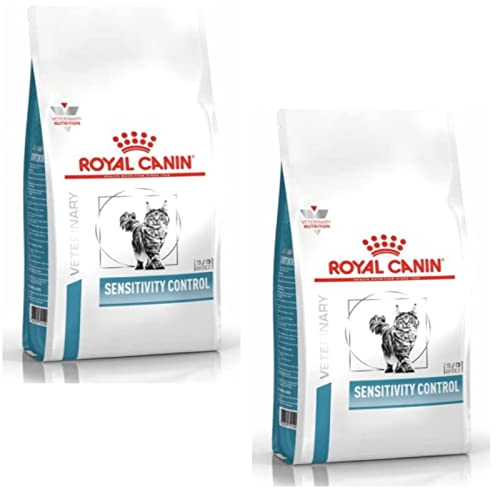 Royal Canin Veterinary Sensitivity Control Cat | Doppelpack | 2 x 400 g | Diät-Alleinfuttermittel für ausgewachsene Katzen | Zur Minderung von Nährstoffintoleranzerscheinungen
