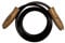 Ampro Wooden Handled Thai Skipping Rope - Muay Thai/Martial Art's/MMA/Boxing/Heavy Jump Rope (Natural/Brown) (Natural, 9ft)