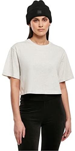 Urban Classics Women's Ladies Short Oversize Tee T-Shirt, lightgrey, 5XL