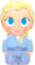 Frozen II Gel douche et shampoing avec formule de soin douce, figurine 3D Elsa (400 ml)