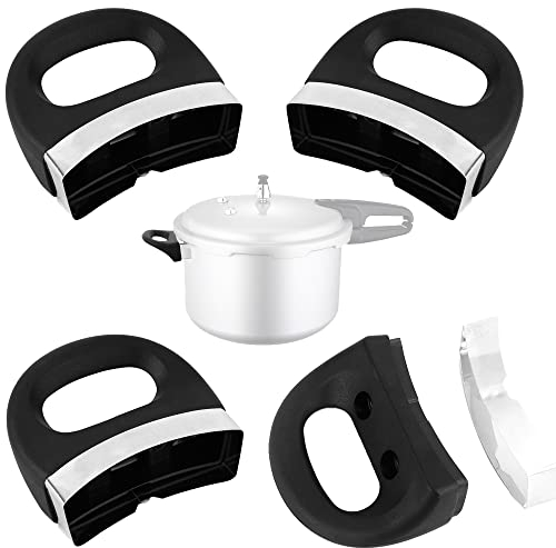 Hayaww 4 Pcs PoignéE Pour Autocuiseur, Vapeur PoignéE De Casserole Pot CôTé PoignéE Remplacement Vapeur PoignéE De Casserole Vapeur PoignéE De Casserole Pour Autocuiseur,Avec Vis,PoignéEs à Deux Trous