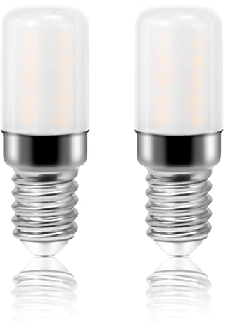 Karyoosi Bombilla LED E14 3.5W, Equivalente a 30W, Bombilla LED E14 No Regulable, Blanco Neutro 4000K, 300LM, AC220-240V, Sin Parpadeo, Refrigerador Bombilla, Pack de 2 Unidades