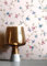 NEWROOM Tapete Blau Vliestapete Blumen - Vintage Floral Rosa Weiß Blätter Blüten Blumentapete Romantisch Blumenmuster Floral inkl. Tapezier-Ratgeber