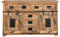MR. DEKO® Sideboard Florenz | Vintage Mangoholz Kommode | Pure Design | Schrank | ca. 150 x 45 x 90 cm | Dekorative Möbel für Wohnzimmer und Schlafzimmer
