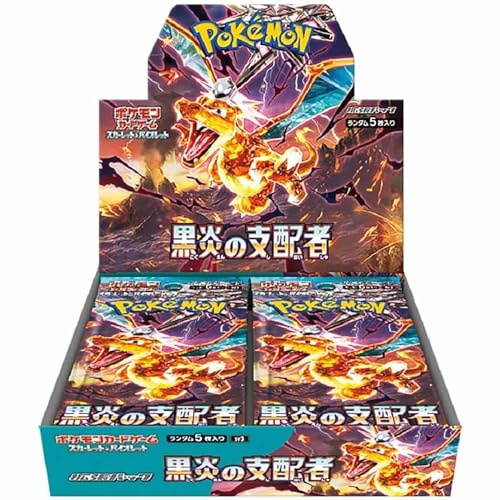 Pokémon Scarlet & Violet Ruler of Black Flame (sv3) Booster Display - JPN