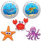 ZCCLINN Cruise Door Decorations Magnetic - 5pcs Large Ocean Animal Cruise Ship Cabin Door Magnets Decor, Under The Sea Funny Cruise Magnet Stickers for Fridge Refrigerator Cars Carnival Party Decor
