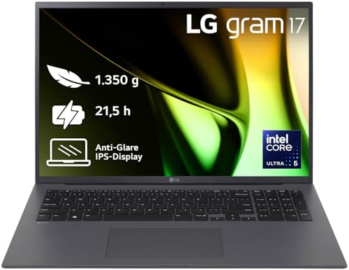 LG gram 17 Core Ultra 5 125H 8GB/512GB SSD Win11 grau 17Z90S-G.AR56G