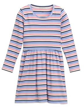 TOM TAILOR Mädchen Kinder Mini-Kleid mit Streifenmuster