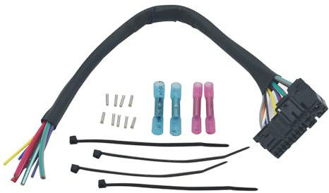 Arotzelox Kit de réparation pour faisceau de câbles avant gauche et droit 14320SC pour faisceau de câbles de porte A3 8P 8E0972702