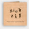 Original Holzgrusskarte - Geburtstagskarte für besondere Glückwünsche zum Geburtstag – siebzig - Kirschholz, Geburtstagsbillet, Glückwunschkarte, Postkarte, Geschenkkarte (siebzig)