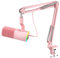 MAONO XLR/USB Gaming Mikrofon mit Arm: Dynamisches Mikrofon mit Software, Stummschalttaste, Gain-Regler, für Streaming/Podcast, PC, Aufnahme, YouTube-Inhaltserstellung, Chat, PS4/5 (PD100XS Rosa)