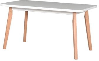 LeafDesign Esstisch, Langlebiger Tisch, Klassisch stilvoller Tisch, Familientisch, Made in EU, Oslo 6 (140/180x80x75)