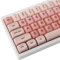 Crystal Jelly PBT Keycaps - 132 Keys HOA Profile Translucent Double Shot Pink Keycaps for Cherry MX Switch ISO ANSI Layout Mechanical Keyboards