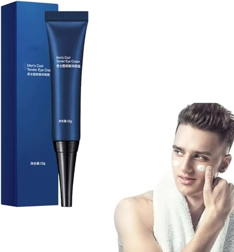 Awaken Peptide Depuffing Eye Gel, Anti-Aging-Feuchtigkeitsspendende Augencreme für Männer, Straffendes Anti-Falten-Augenserum, Reduziert Schwellungen und Augenringe