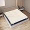 The White Stone Surmatelas en Latex Naturel 140 x 190 cm | Housse en Bambou Respirante, Antiallergique et Amovible | Épaisseur 5 cm | Surmatelas Correcteur avec Élastiques de Maintien aux Coins