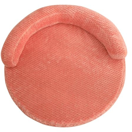 Xiyocadt Orthopädisches Hundebett Hundekorb Flauschig und Waschbar Hundecouch, rutschfeste Unterseite für Kleine, Mittelgroße und Große Katzen, Hunde (50cm,Rosa)