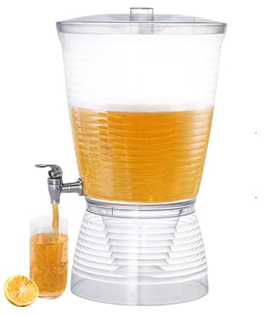 Distributeur De Boissons Avec Robinet 10L - Fontaine À Jus | Récipient À Limonade Pour Bière Vin Café Eau Glacée Thé Maison Cuisine Restaurant Commercial Comptoir